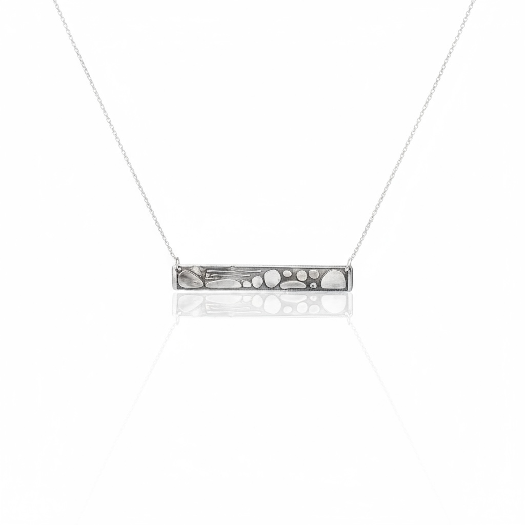 Stepping Stones Bar Necklace