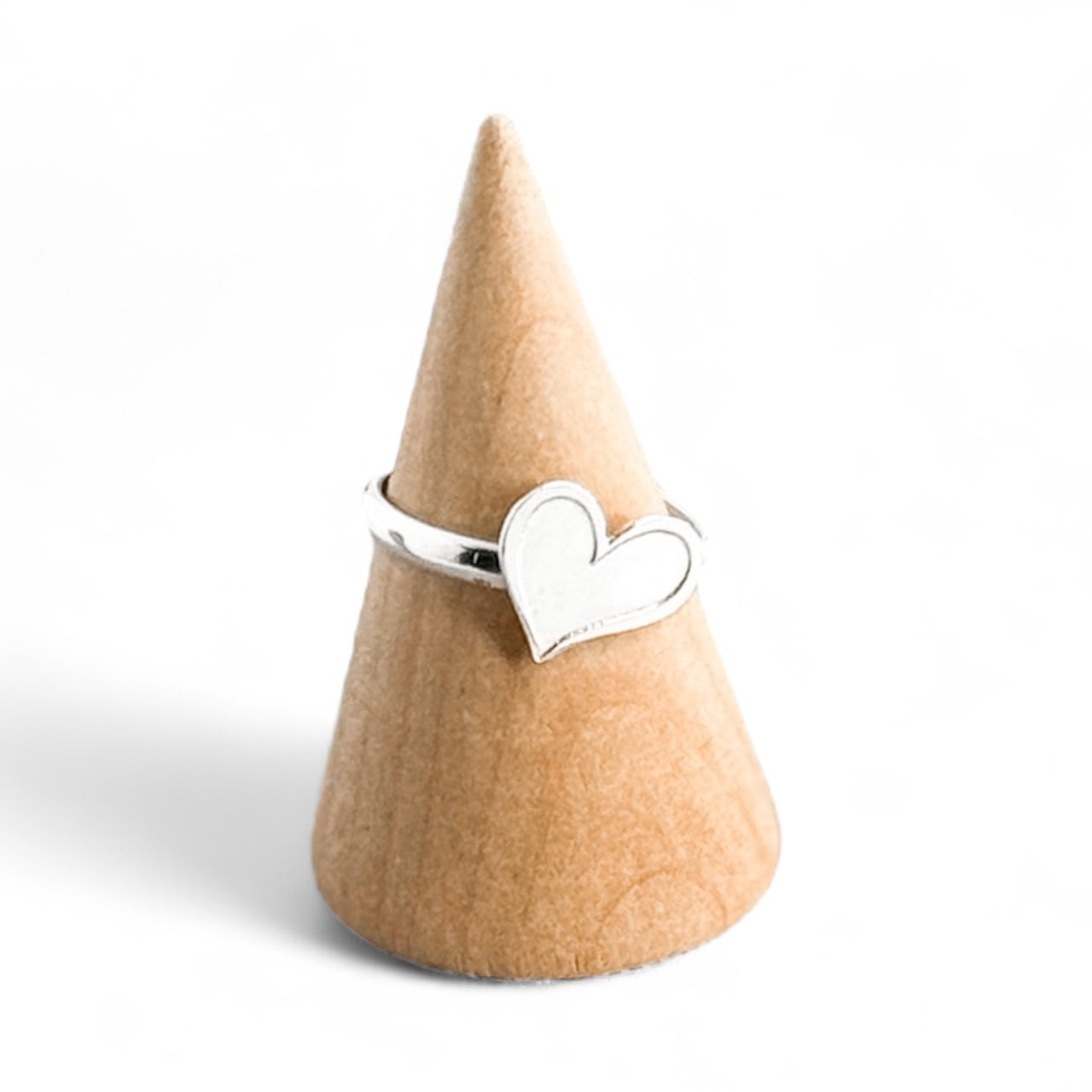 Sterling Silver Outline Heart Ring
