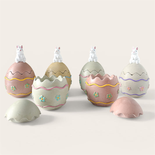 Spring Bloom Egg Candle