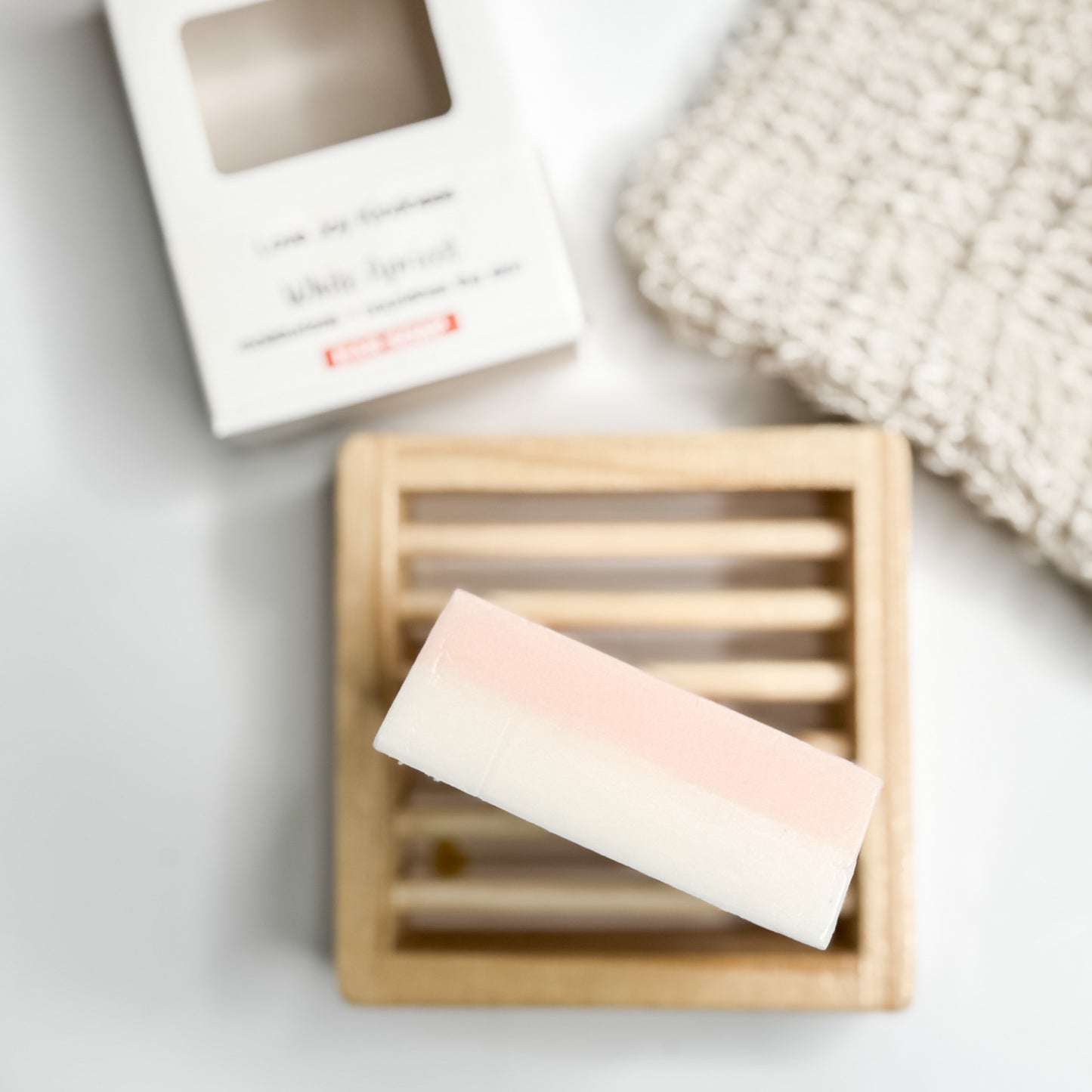 White Apricot Soap