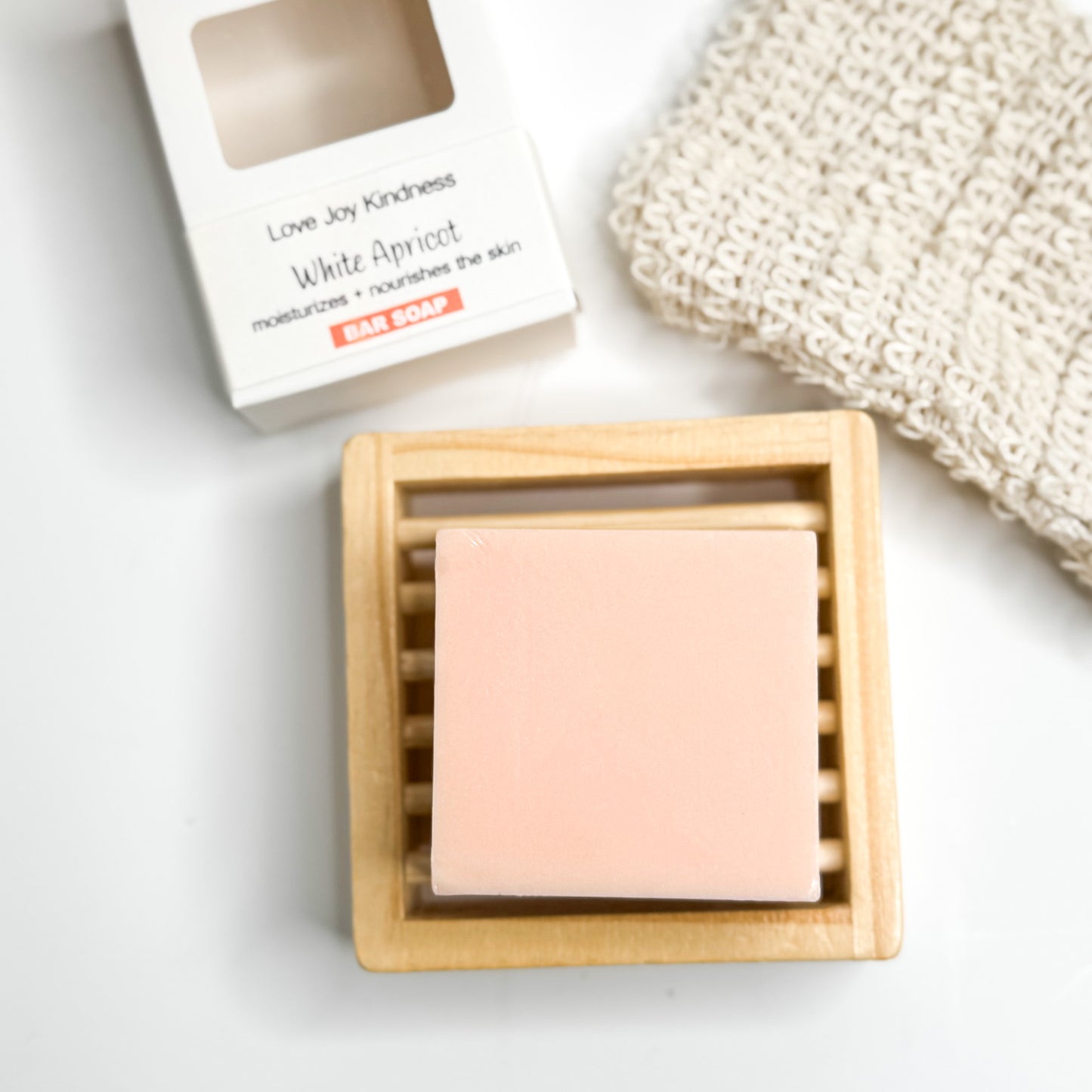 White Apricot Soap