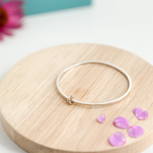 Tri-Color Charm Bangle 2