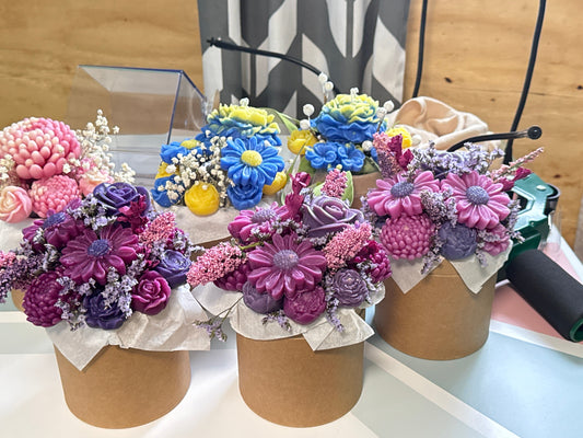 How to Make a Candle Flower Bouquet (With or Without Fragrance)