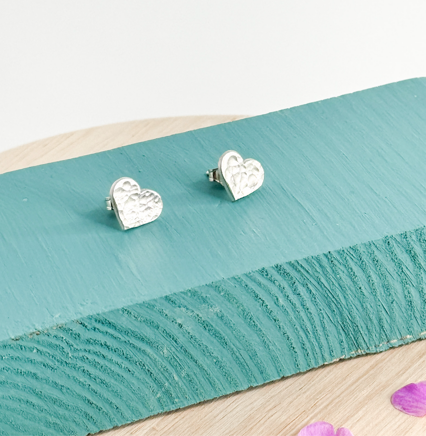 Heart Stud Earrings