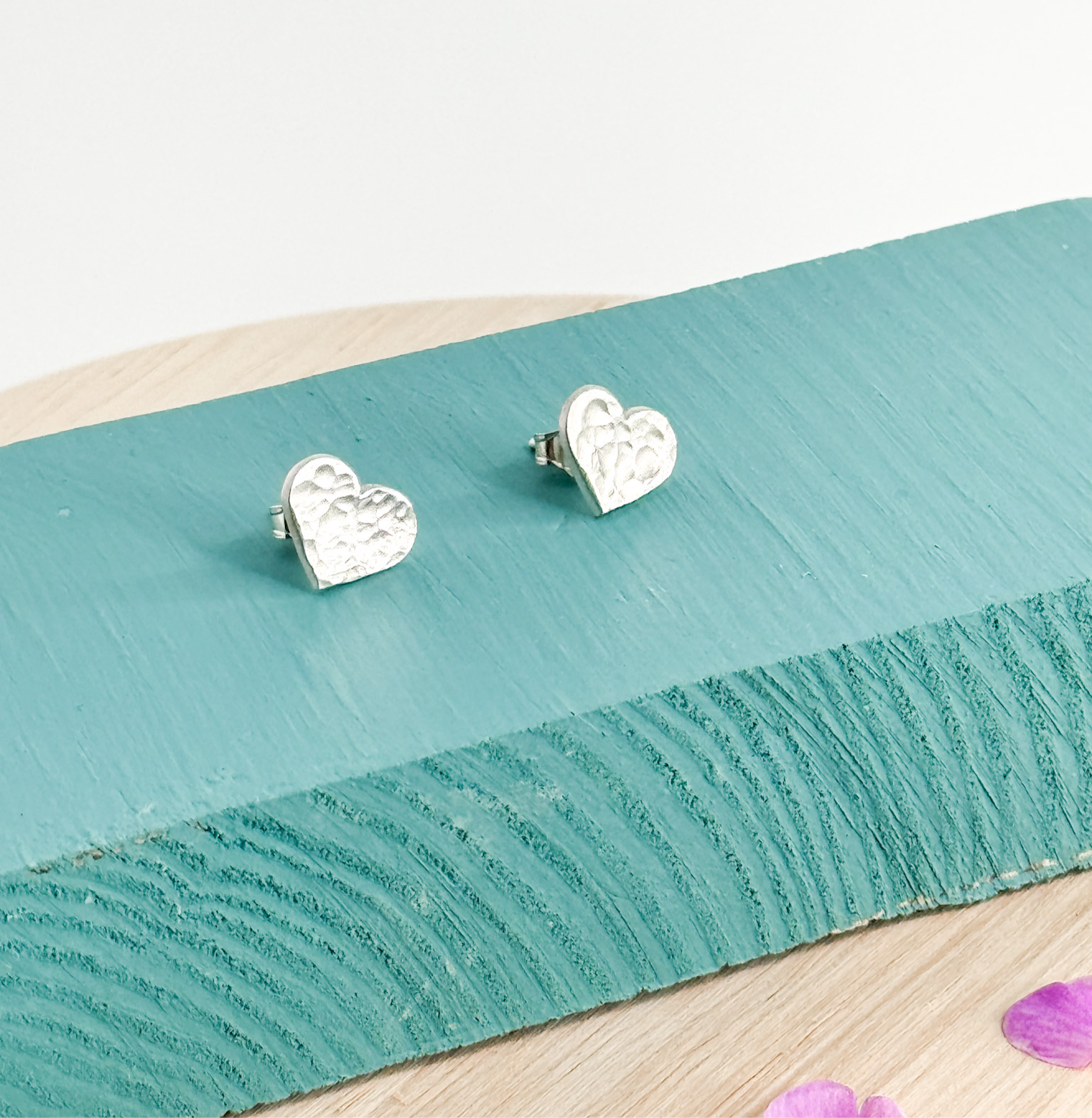 Heart Stud Earrings