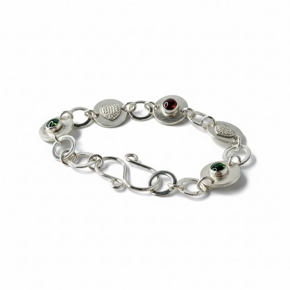 Heart & Tourmaline Connection Bracelet