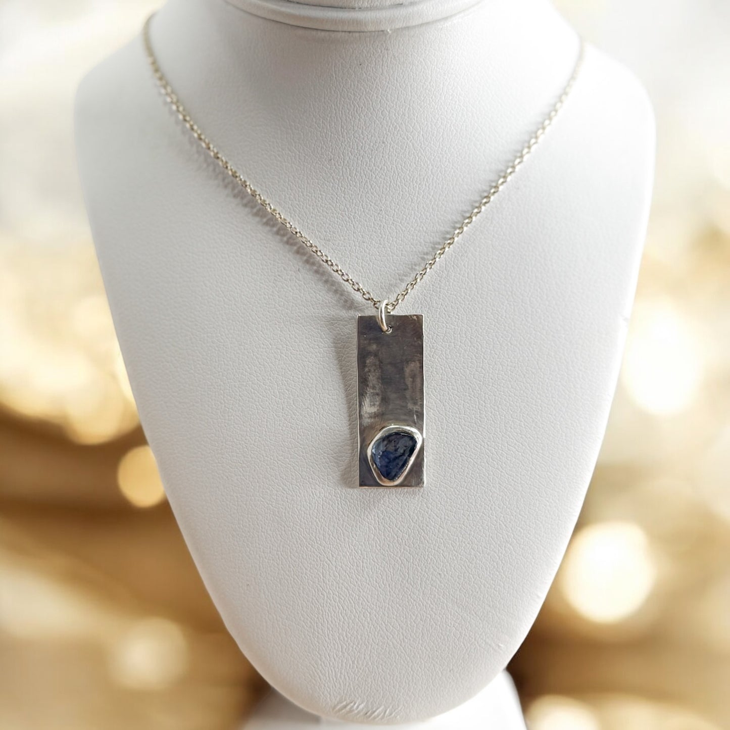 Freeform Sapphire Necklace