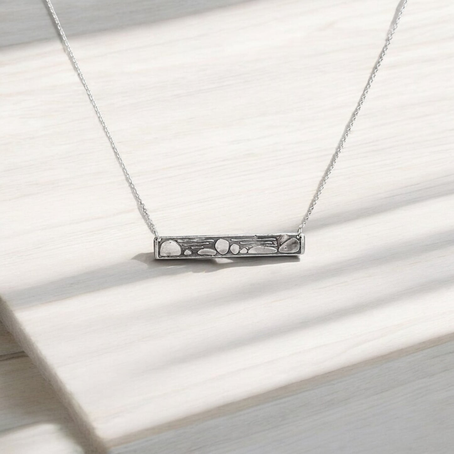 Stepping Stones Bar Necklace